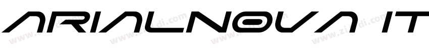 arialnova italic字体转换